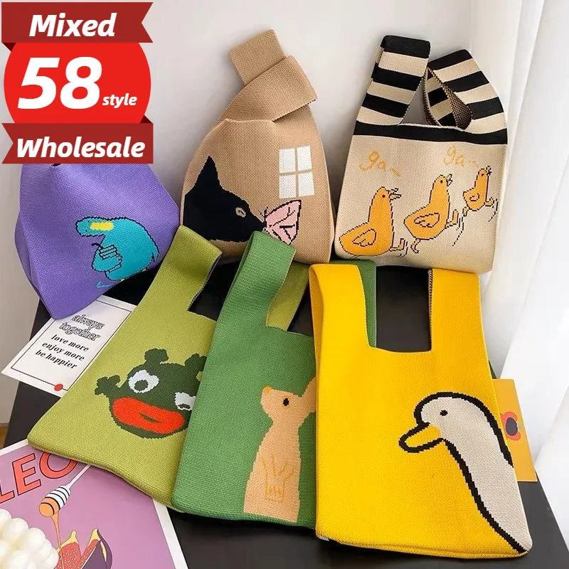Embroidery Underlay - Kadın Düğüm Bilek Çantası Taşınabilir Mini