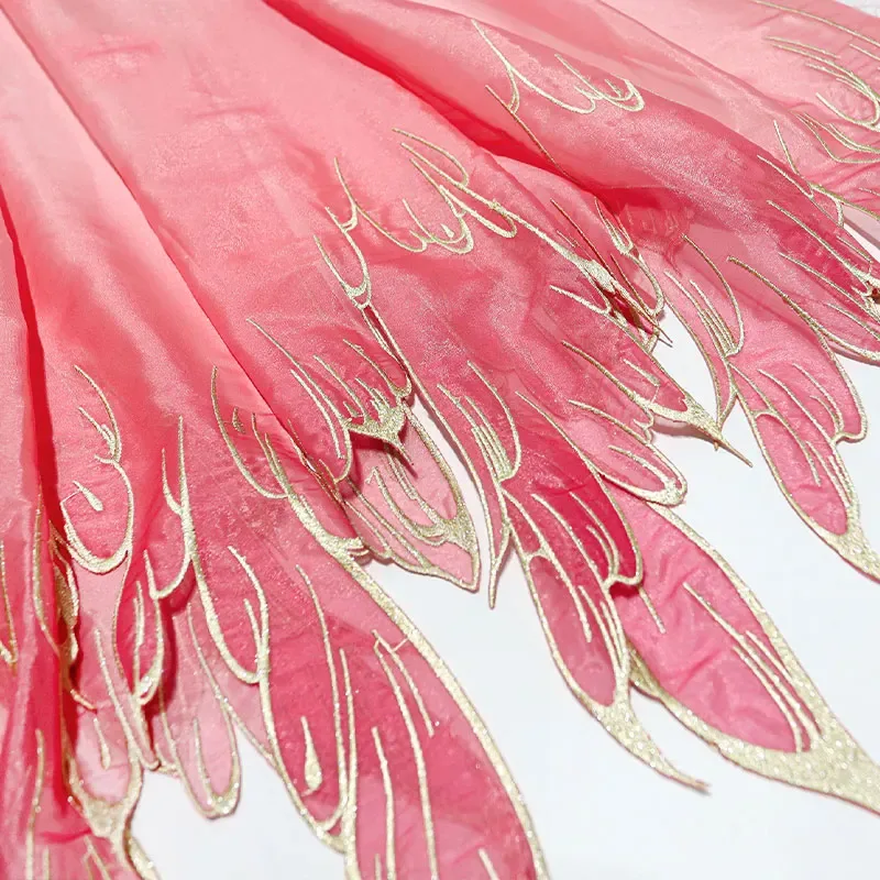 Embroidery Gradient - Degrade Ağır Nakış Kumaş Hanfu Çin