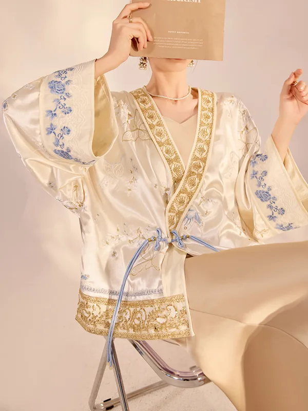 Embroidery Jacket - 2026 İlkbahar Lüks Yeni Çin Kelebek