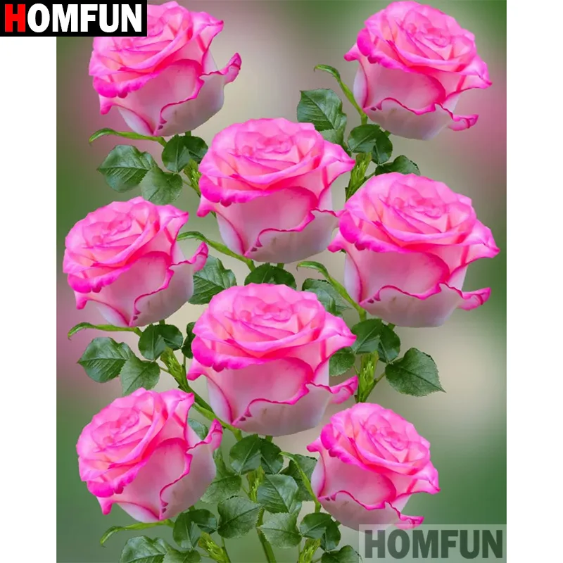 Embroidery Rose Stitch - HOMFUN Elmas Nakış 
