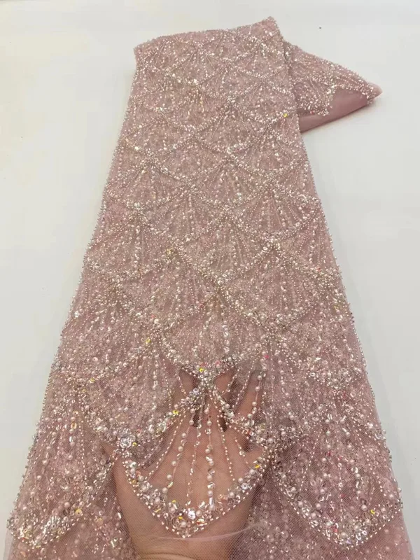 Embroidery Gradient - Afrika Tül Dantel Kumaş 2026 Fransız