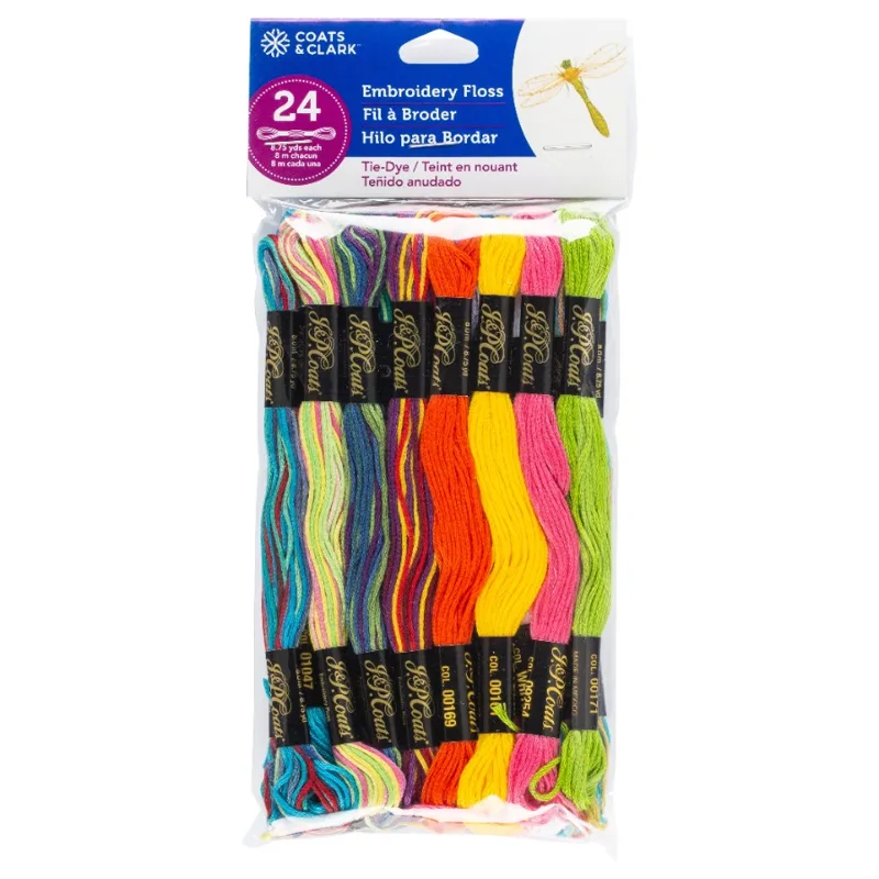 Embroidery Floss - J. and P. Coats Tie-Dye Nakış