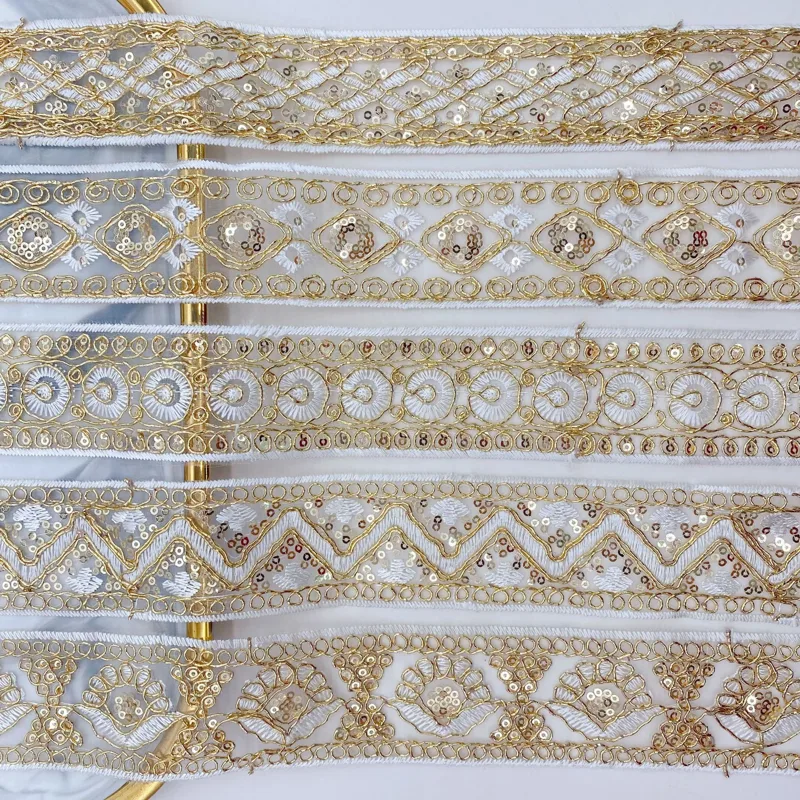 Embroidery Underlay - Toptan ulusal tarzı nakış dantel kumaş