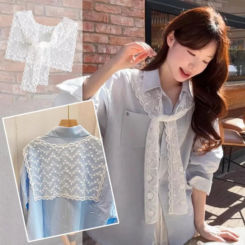 Embroidery Uniform - Fransız dantel şal eşarp kadınlar için