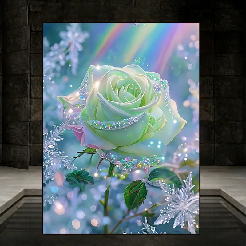 Embroidery Rose Stitch - DIY Elmas Boyama Sanatı Yeni 2026