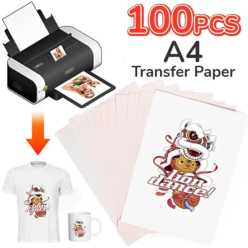 Transfer Paper Carbon - 100-10 adet A4 Süblimasyon Isı Transfer
