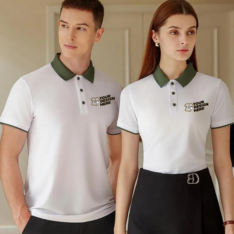Embroidery Uniform - Blok Renkli Polo Gömlek - Ücretsiz