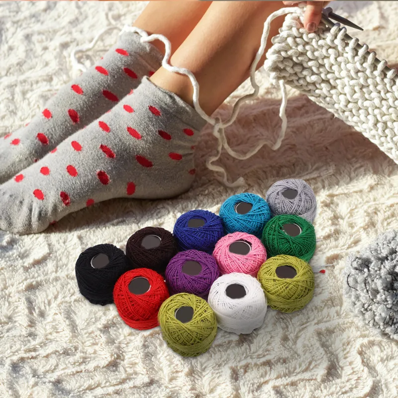 Embroidery Floss - 12 Adet Pamuklu Nakış İpliği, Çapraz