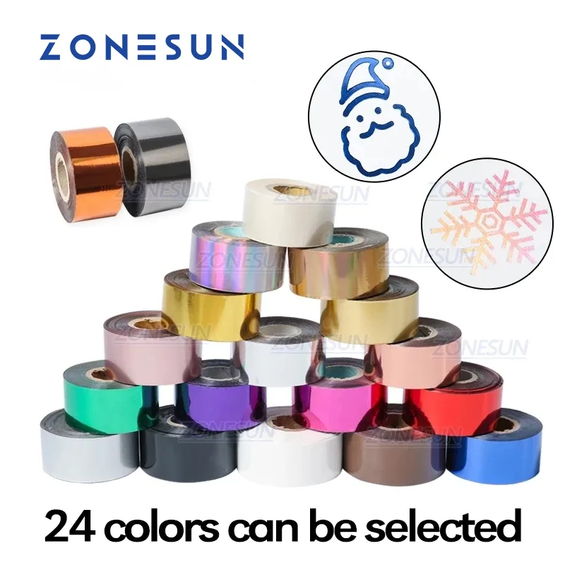 Transfer Paper Carbon - ZONESUN 3/4/5 cm Altın Gümüş Siyah