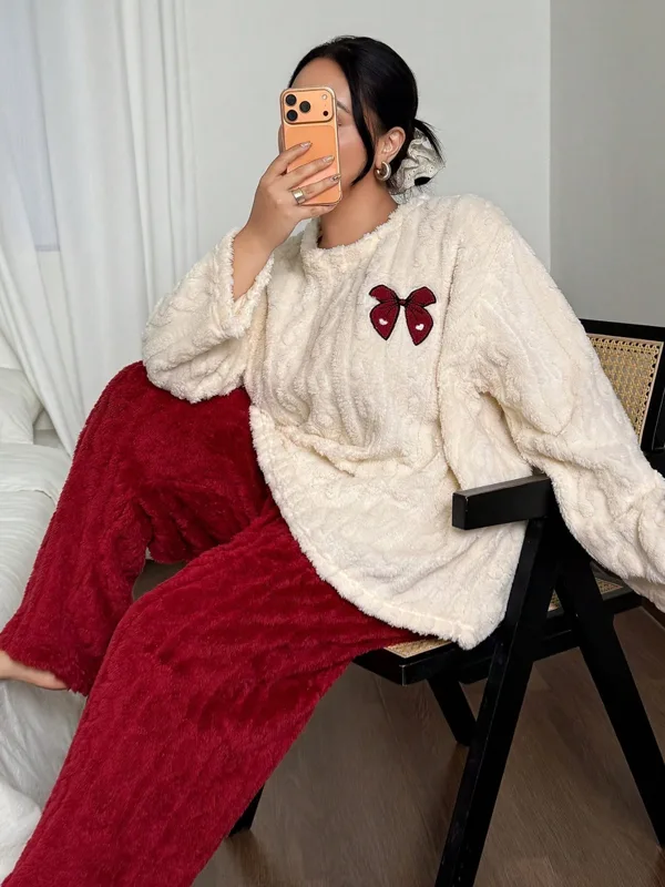 Embroidery Set - Büyük Beden 1XL-5XL Kadın Sonbahar Kış