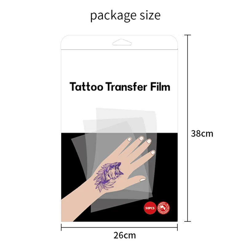 50 adet şeffaf dövme transfer  - Transfer Paper Carbon incelemesi ve fiyatı