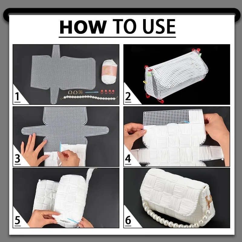 1-4 Adet Plastik Örgü Tuval Ça - Embroidery Underlay incelemesi ve fiyatı