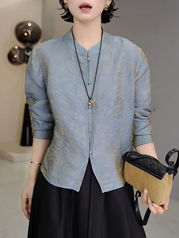 Zarif Çin Tarzı Kadın Gömleği  - Embroidery Cardigan incelemesi ve fiyatı
