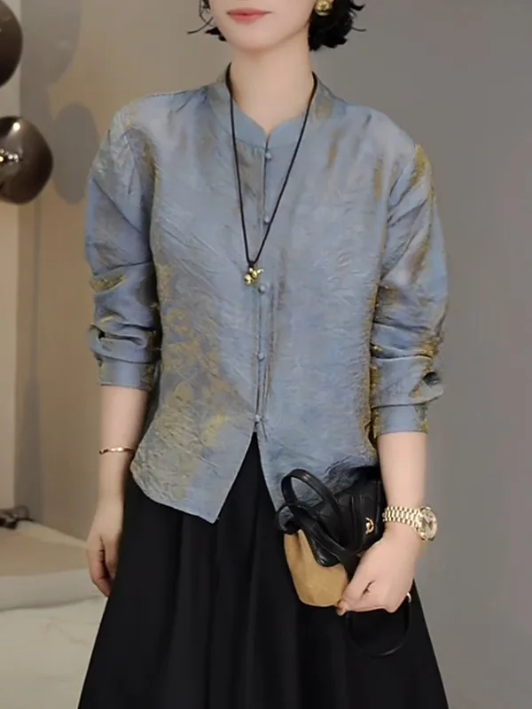 Zarif Çin Tarzı Kadın Gömleği  - Embroidery Cardigan incelemesi ve fiyatı