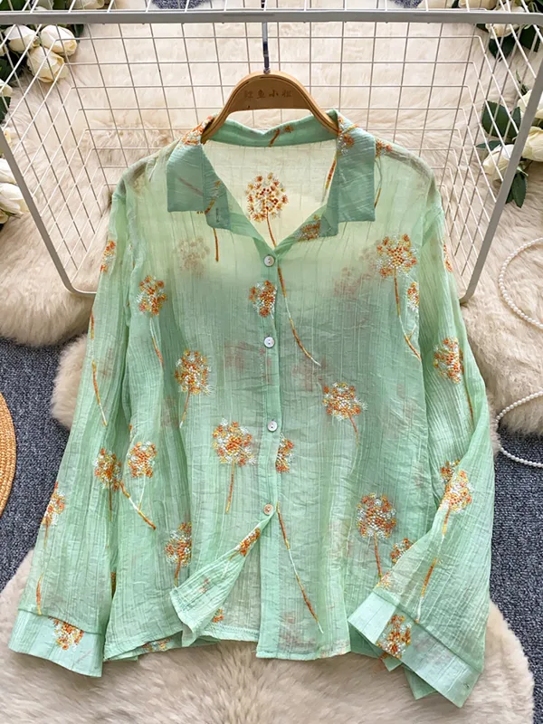 Kadın Gömlek Fransız Çiçek Nak - Embroidery Cardigan incelemesi ve fiyatı