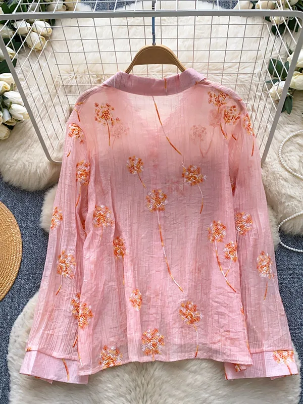 Kadın Gömlek Fransız Çiçek Nak - Embroidery Cardigan incelemesi ve fiyatı