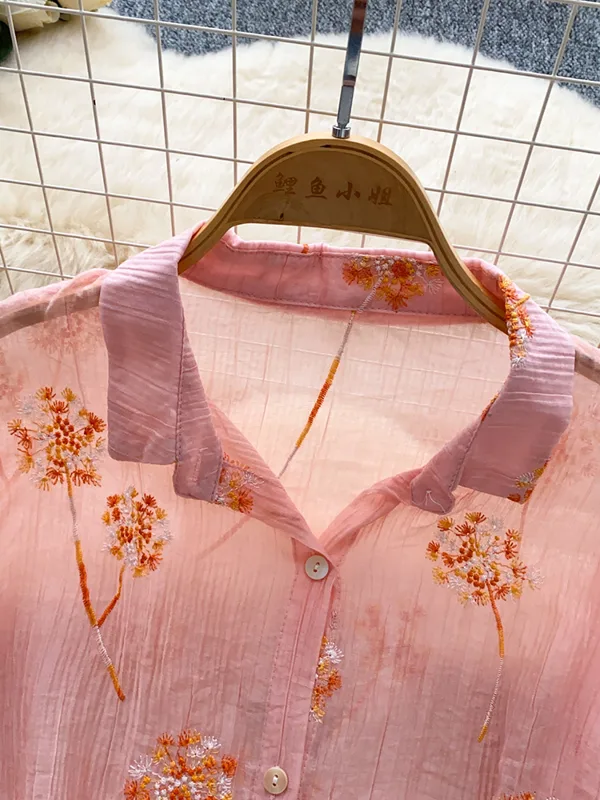 Kadın Gömlek Fransız Çiçek Nak - Embroidery Cardigan incelemesi ve fiyatı