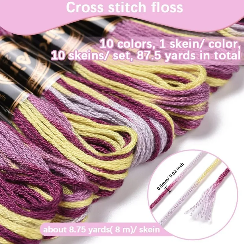 6 Iplikçik Mor Alacalı Nakış I - Embroidery Floss incelemesi ve fiyatı