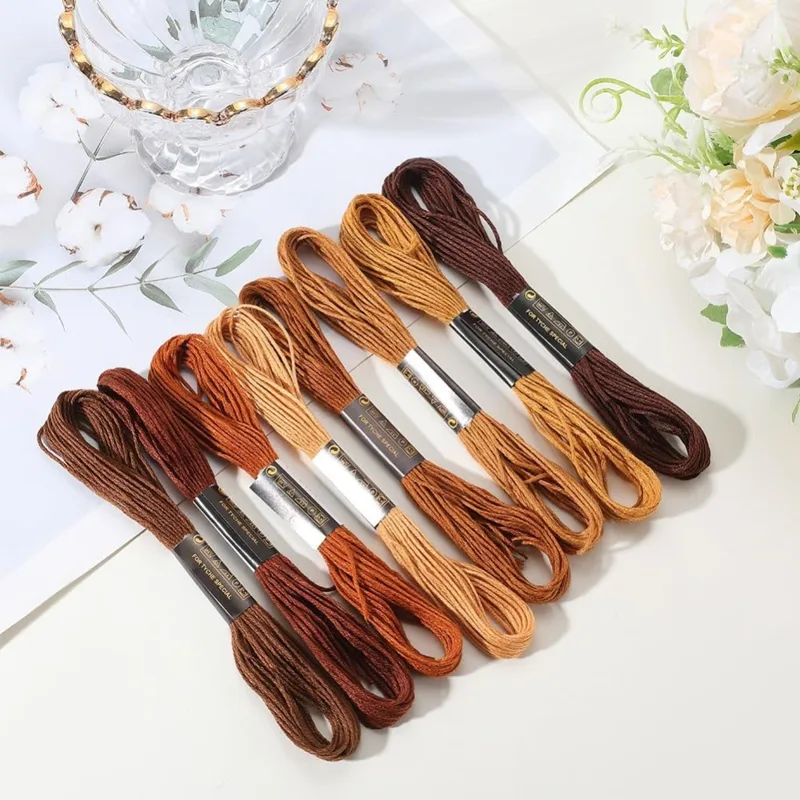 8 iplikçik 6 telli kahverengi  - Embroidery Floss incelemesi ve fiyatı