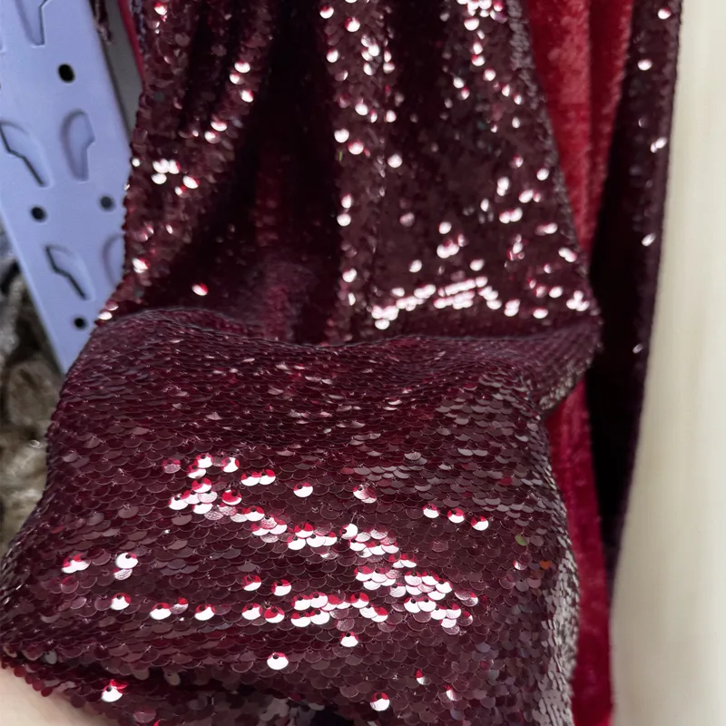 5mm Bordo Tam Pullu İşlemeli F - Embroidery Gradient incelemesi ve fiyatı