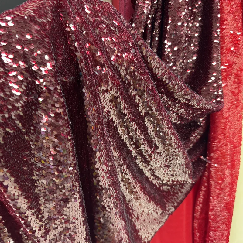 5mm Bordo Tam Pullu İşlemeli F - Embroidery Gradient incelemesi ve fiyatı