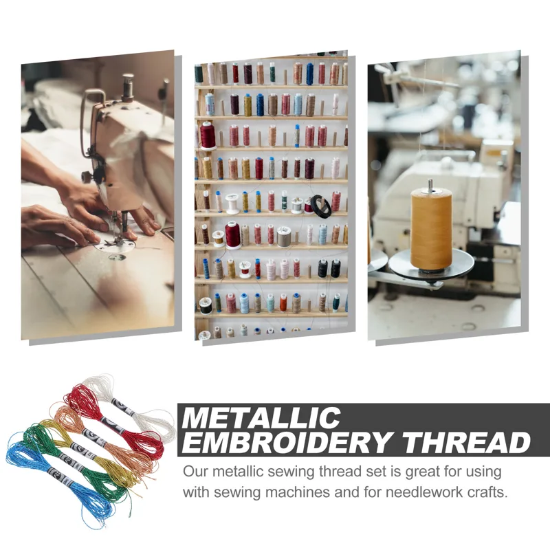 6 Adet Parlak Metalik Nakış İp - Embroidery Floss incelemesi ve fiyatı
