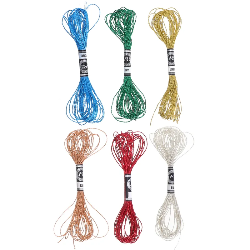 6 Adet Parlak Metalik Nakış İp - Embroidery Floss incelemesi ve fiyatı