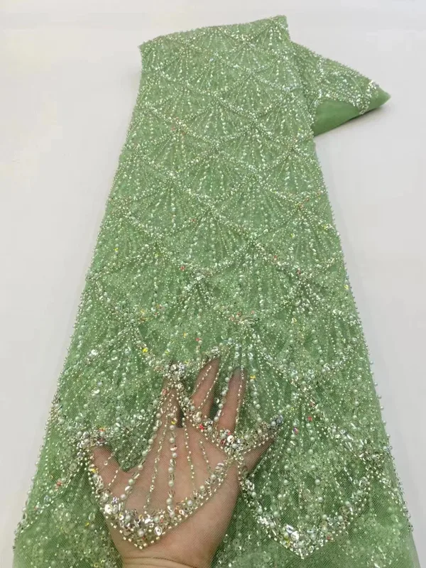 Afrika Tül Dantel Kumaş 2026 F - Embroidery Gradient incelemesi ve fiyatı