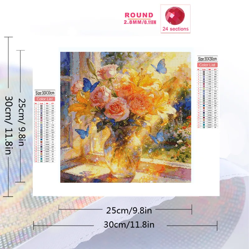 Evershine Çiçekli Elmas Nakış  - Embroidery Rose Stitch incelemesi ve fiyatı