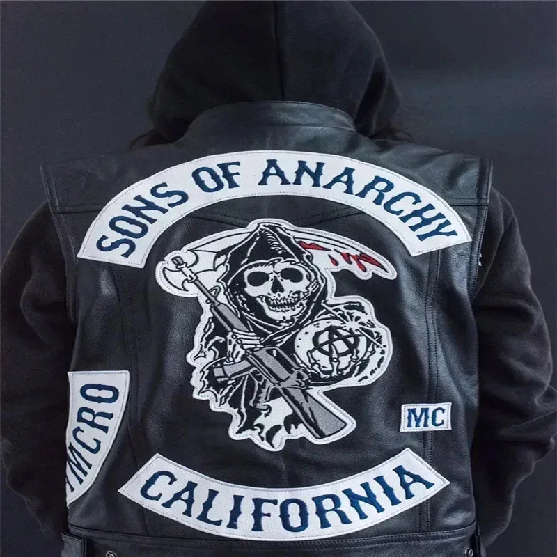 ABC123Leather Erkekler Motosik - Embroidery Jacket incelemesi ve fiyatı
