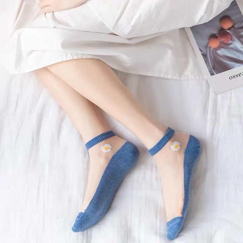 5 çift/grup Kore Tarzı Kadın S - Embroidery On Socks incelemesi ve fiyatı