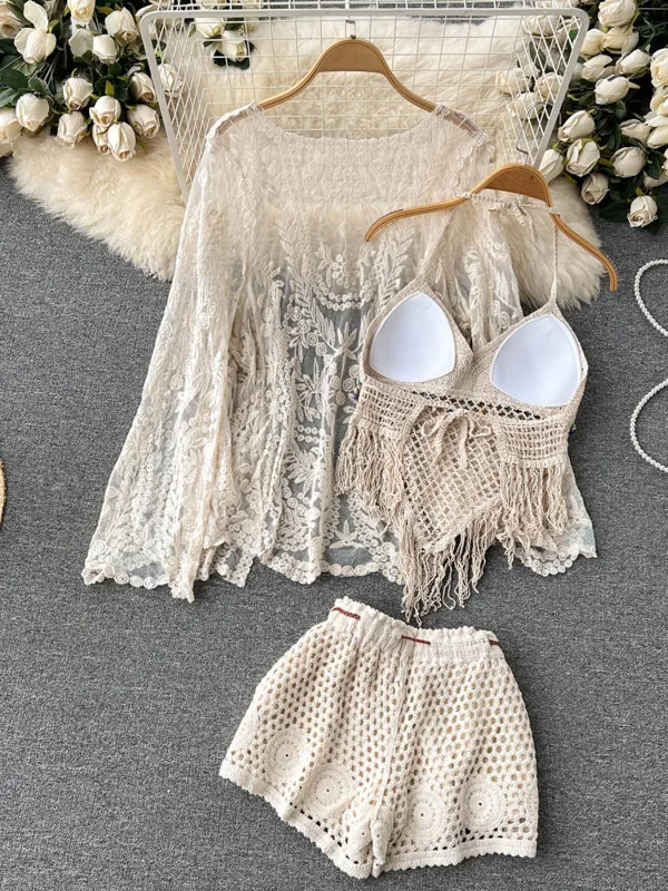 Yazlık Yeni Tatil Takımı Kadın - Embroidery Cardigan incelemesi ve fiyatı