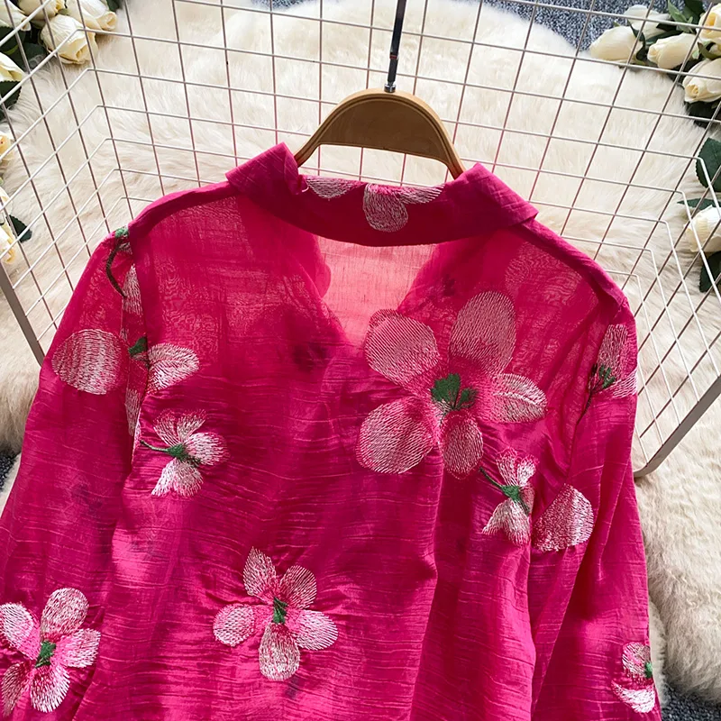 Kore Tarzı Çiçek İşlemeli Hırk - Embroidery Cardigan incelemesi ve fiyatı