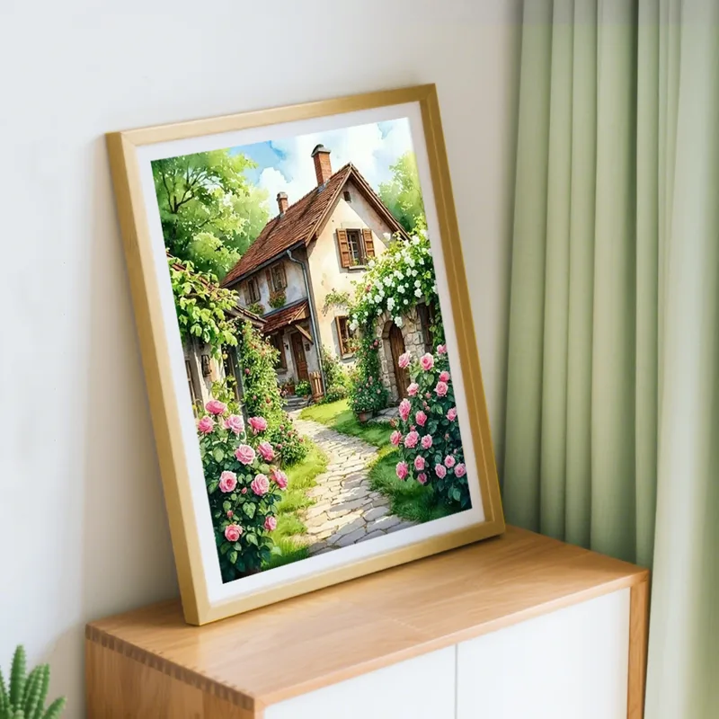 Yeni Gelen Çapraz Dikiş Kumaş  - Embroidery Rose Stitch incelemesi ve fiyatı