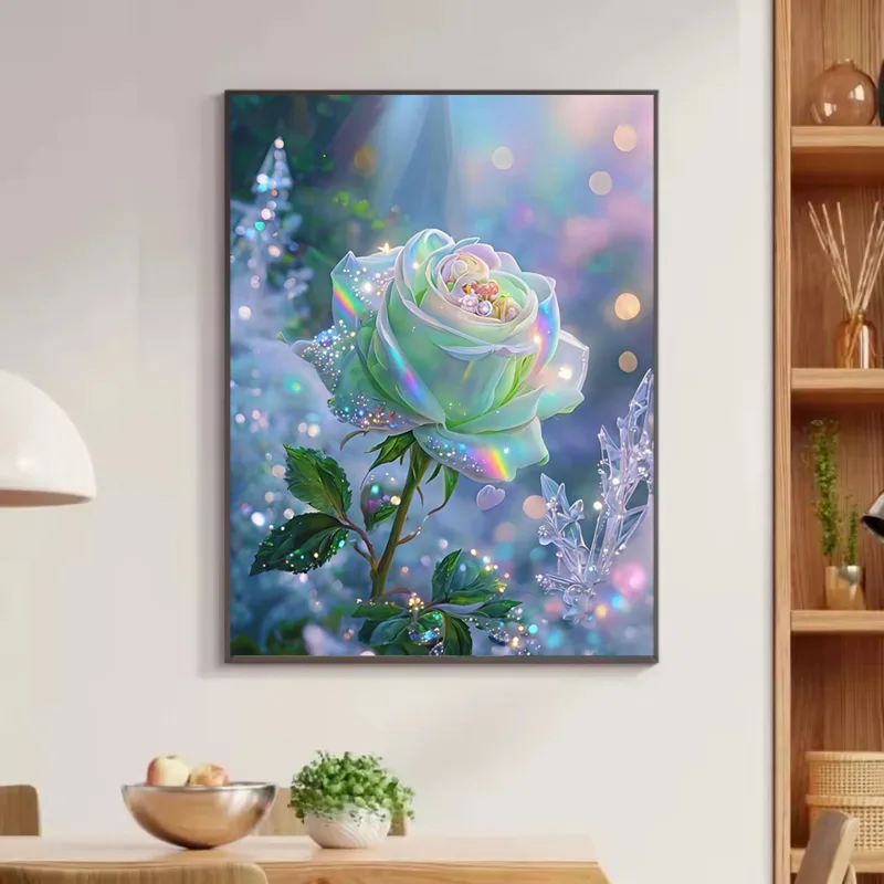 DIY Elmas Boyama Sanatı Yeni 2 - Embroidery Rose Stitch incelemesi ve fiyatı