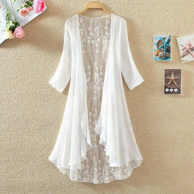 Boho Tatil Plaj Yaz Hırka Kadı - Embroidery Cardigan incelemesi ve fiyatı