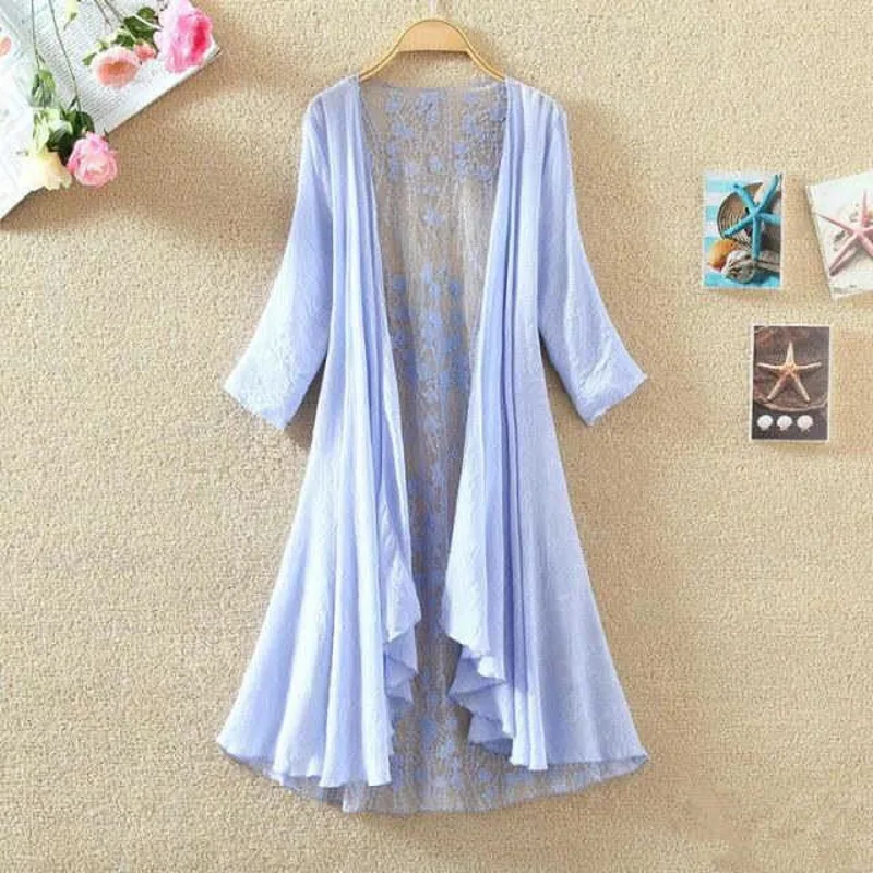 Boho Tatil Plaj Yaz Hırka Kadı - Embroidery Cardigan incelemesi ve fiyatı
