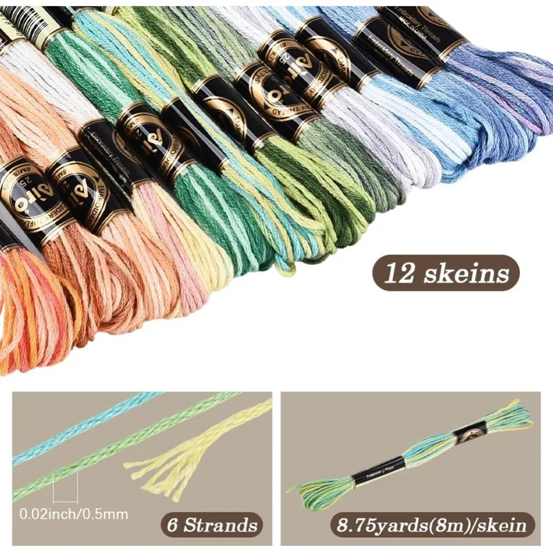 12 Sarım 105 Yard Çapraz Dikiş - Embroidery Floss incelemesi ve fiyatı