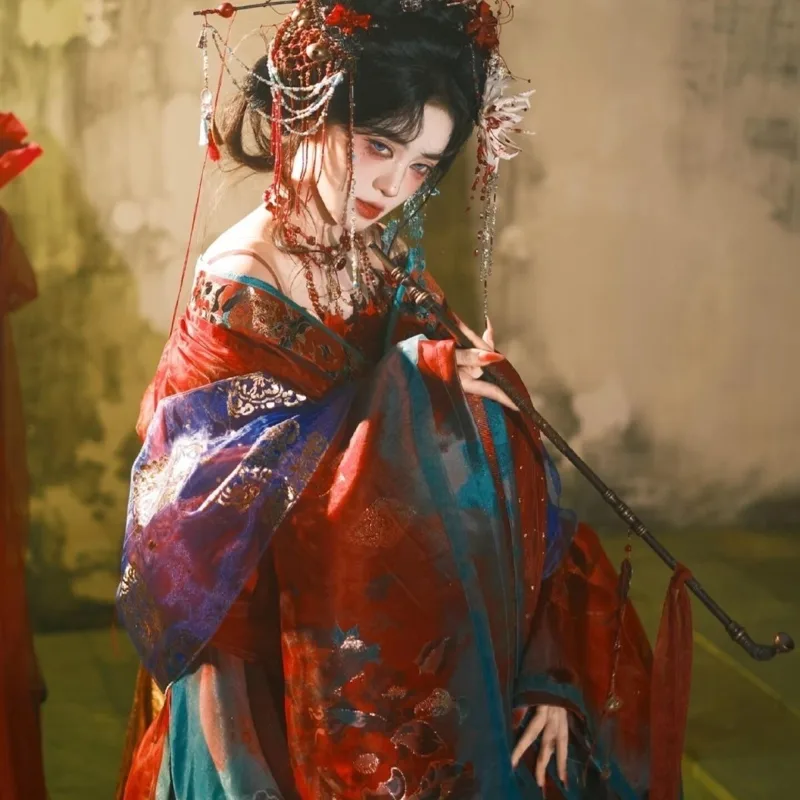 Siyah Mavi Nakışlı Hanfu Kadın - Embroidery Set incelemesi ve fiyatı