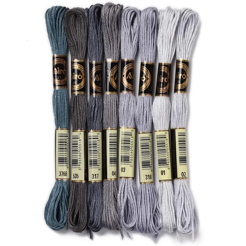8 Skeins 70 Metre Gri Dostluk  - Embroidery Floss incelemesi ve fiyatı