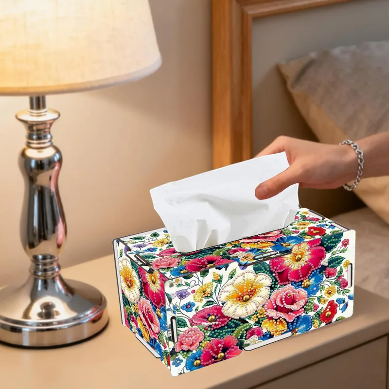 Elmas desenli kağıt havlu kutu - Embroidery Towel incelemesi ve fiyatı
