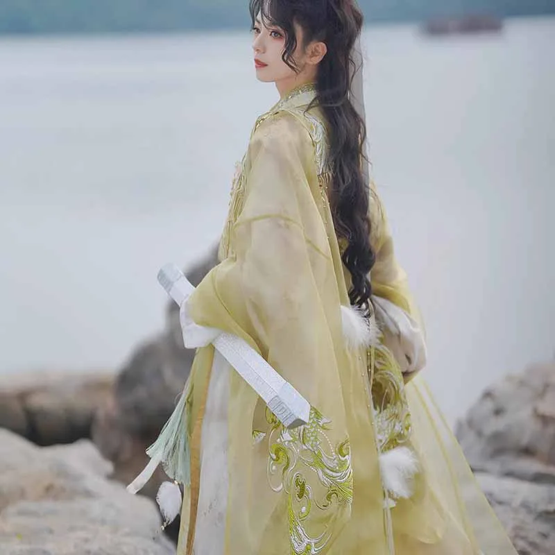 Wuxia Kılıç Ustası Hanfu Kıyaf - Embroidery Gradient incelemesi ve fiyatı