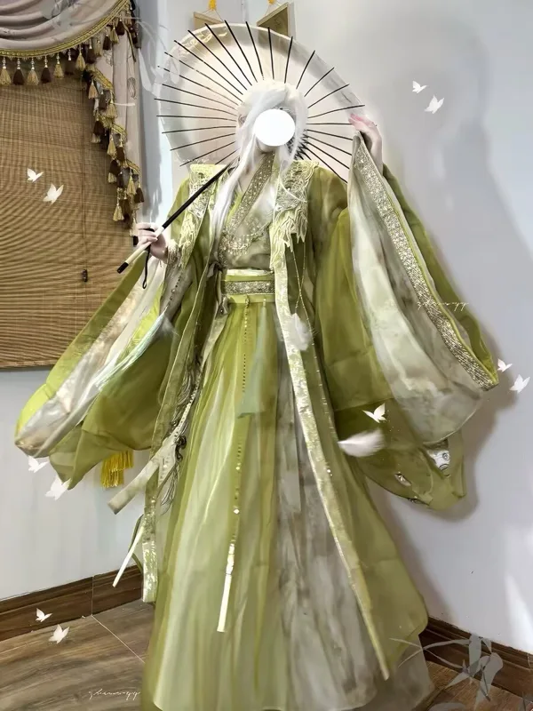 Wuxia Kılıç Ustası Hanfu Kıyaf - Embroidery Gradient incelemesi ve fiyatı