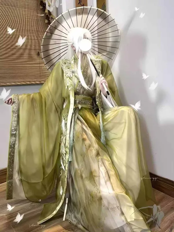 Wuxia Kılıç Ustası Hanfu Kıyaf - Embroidery Gradient incelemesi ve fiyatı