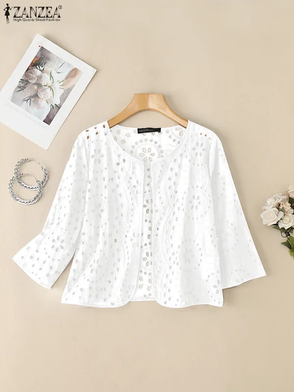 Şık Sonbahar Hollow Out Hırka  - Embroidery Cardigan incelemesi ve fiyatı