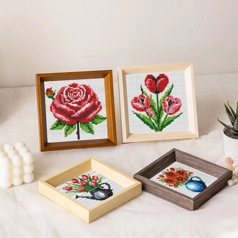 Evershine 8 adet Mini Çiçek Ça - Embroidery Rose Stitch incelemesi ve fiyatı