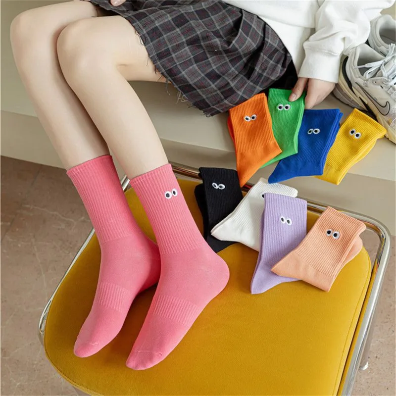 Yeni kadın Işlemeli Büyük Gözl - Embroidery On Socks incelemesi ve fiyatı