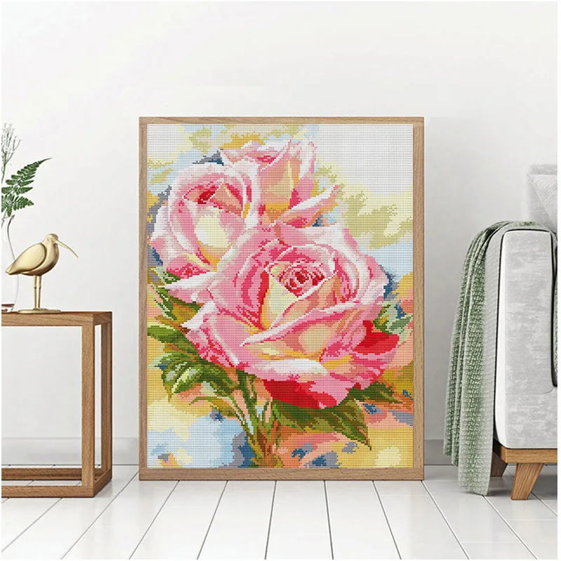 Sevinç pazar çapraz dikiş kiti - Embroidery Rose Stitch incelemesi ve fiyatı