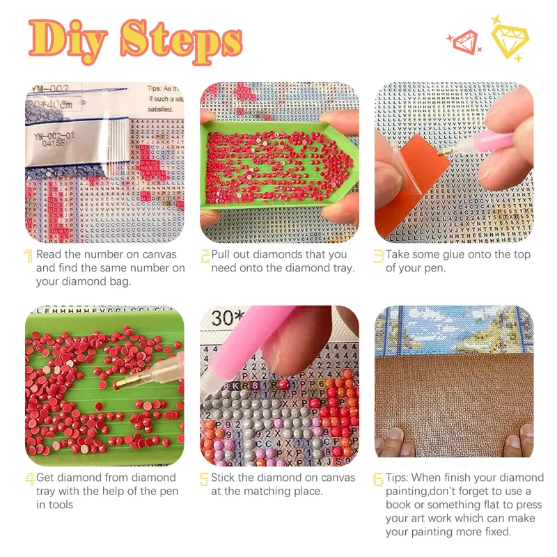 GATYZTORY 5D Elmas Boyama Kita - Embroidery Rose Stitch incelemesi ve fiyatı
