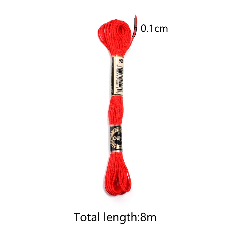 6 adet/grup Çok Renkli Polyest - Embroidery Floss incelemesi ve fiyatı